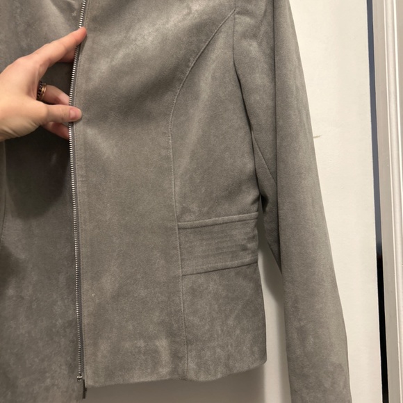 Calvin Klein Suede Jacket - Picture 2 of 6